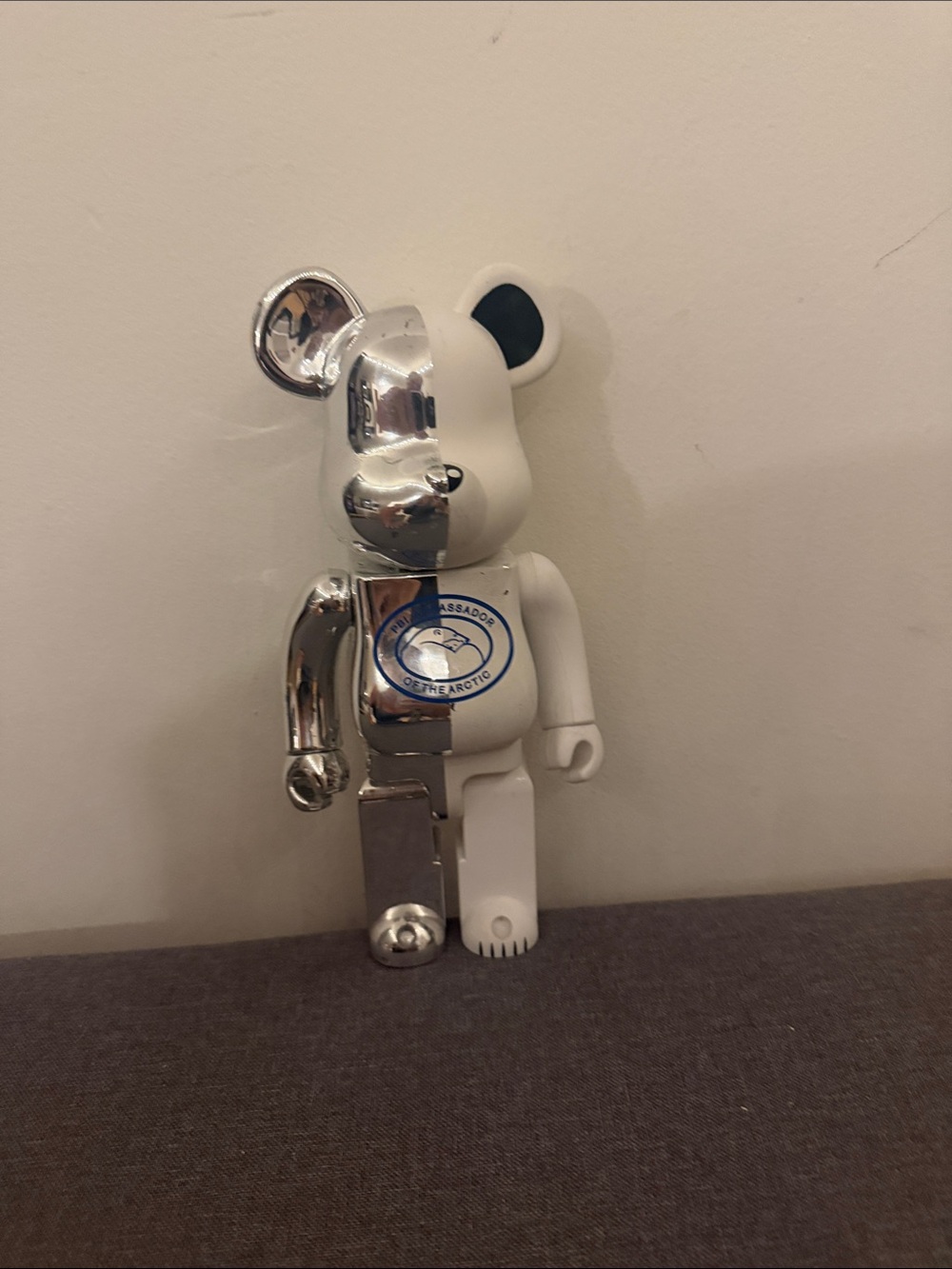 Canada Goose Silver & White Bear Figure Collectible